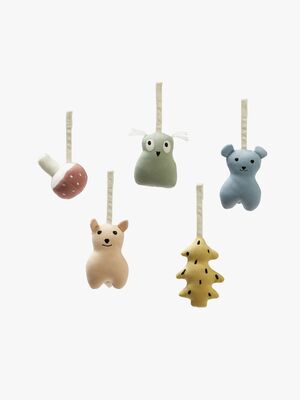 Kids Concept EDVIN Aktivitetstæppefigurer Skov, Multi