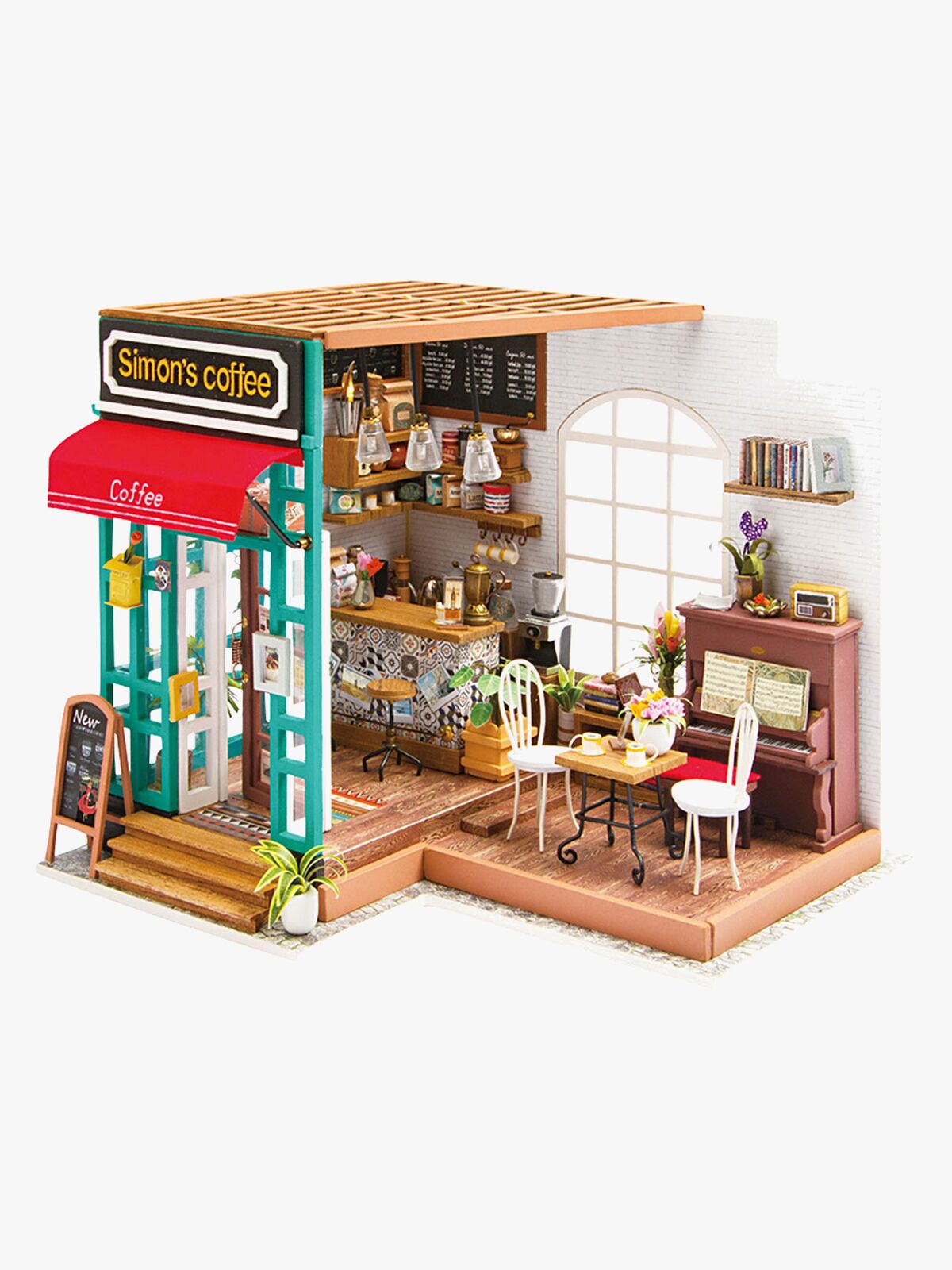 Creativ Company Kreasæt DIY-miniaturerum Cafe