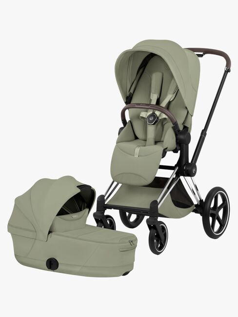 Cybex PRIAM Style Duovogn, Chrome Brown/Sage Green 915622.jpg