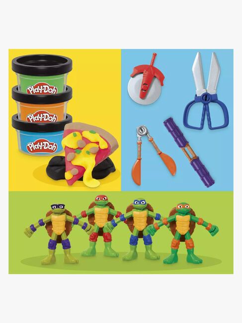 Play-Doh Teenage Mutant Ninja Turtles Modellervoks Cowabunga Creations