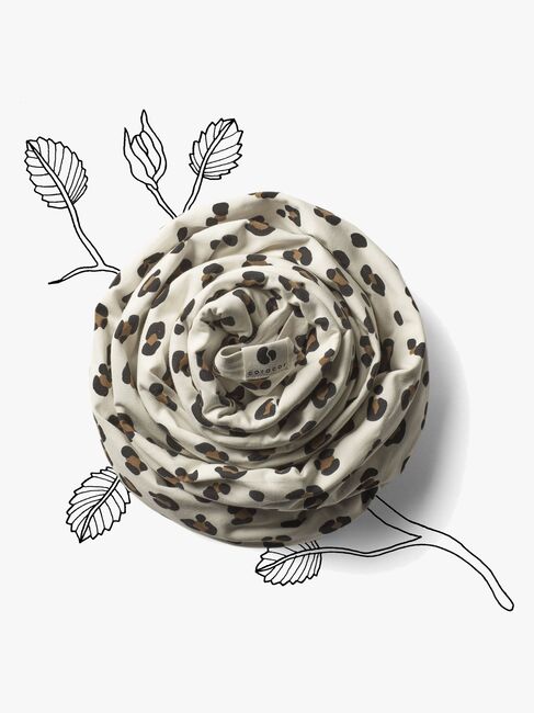 Coracor Strækvikle, Leopard/Offwhite