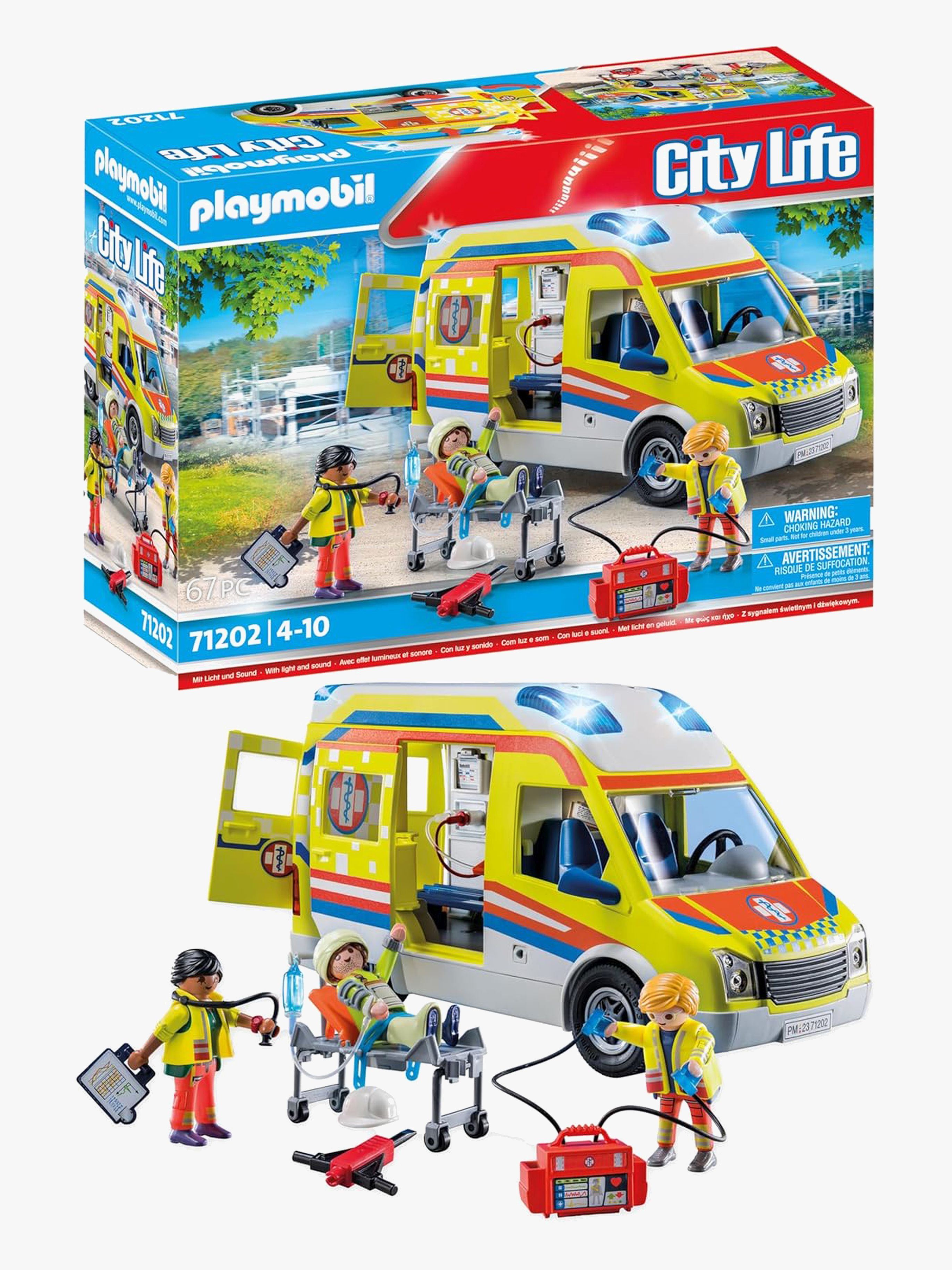 Playmobil 71202 City Life Ambulance med lys og lyd