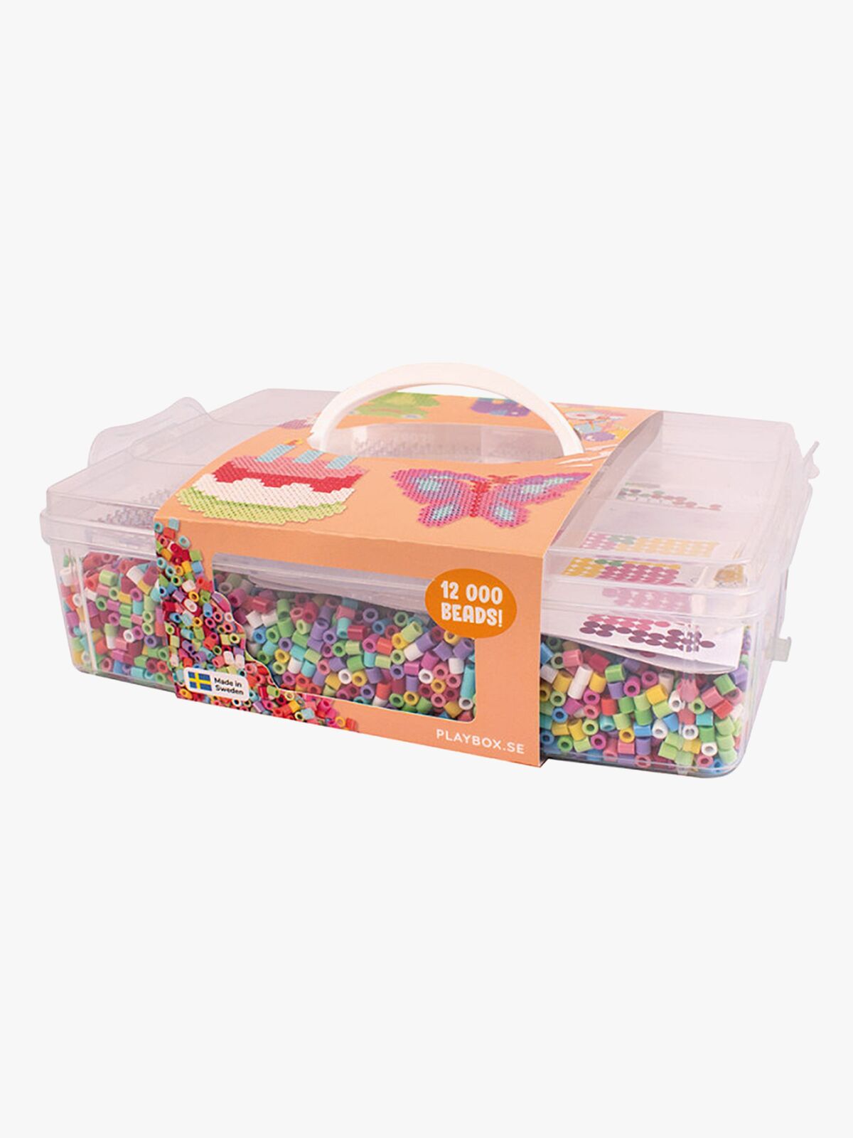 Playbox Hobbytaske med Rørperler Happy Mix 12000 Stk.