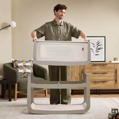 Snüz SnuzPod 5 Bedside Crib, Pebble