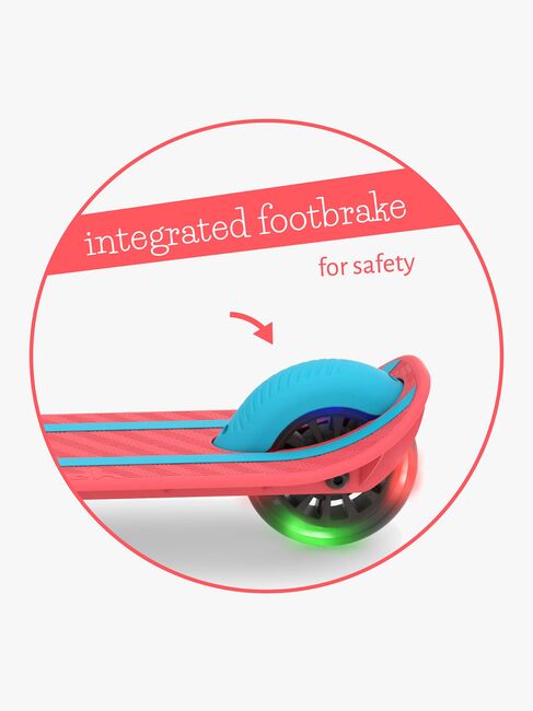 Chillafish Scotti Glow Løbehjul, Red