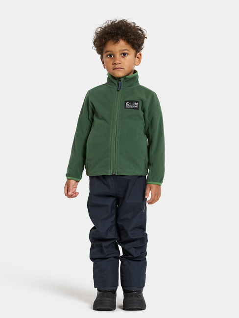 Didriksons Muskot  Vindtæt Vindtæt Fleecetrøje, Pine Green