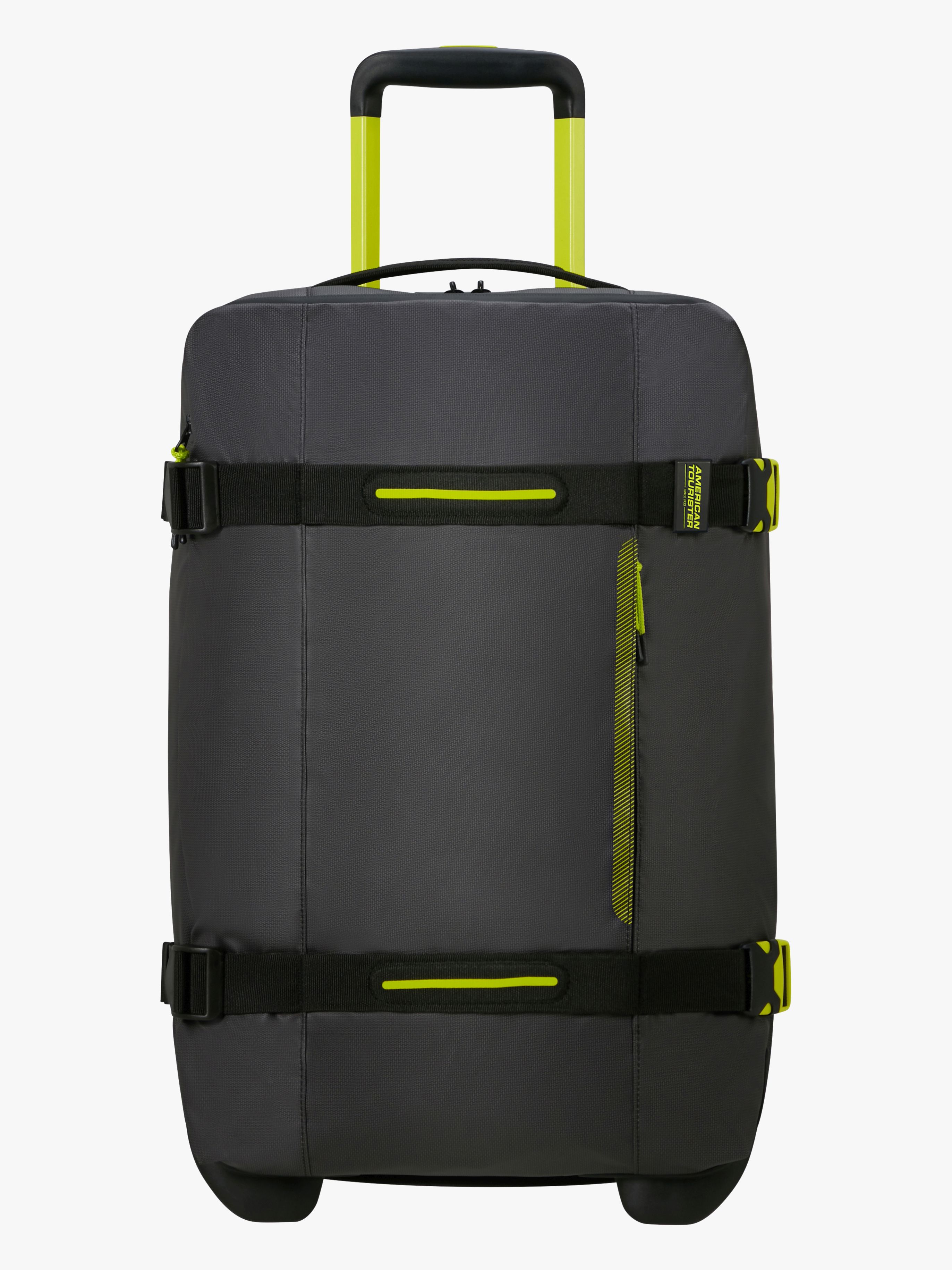 American Tourister Urban Track Duffle Kuffert 55L, Black/Lime