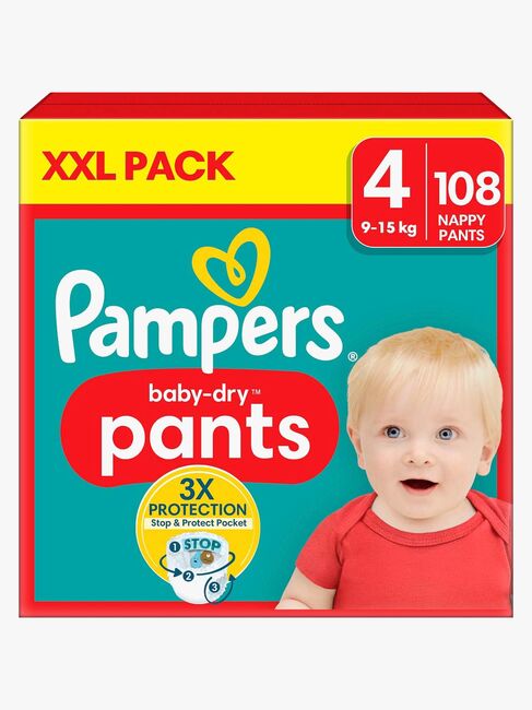 Pampers Baby Dry Bleer Str. 4 9-15 kg 108-pak