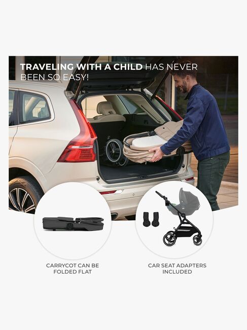 Kinderkraft YOXI 2-in-1 Duovogn, Moonlight Grey