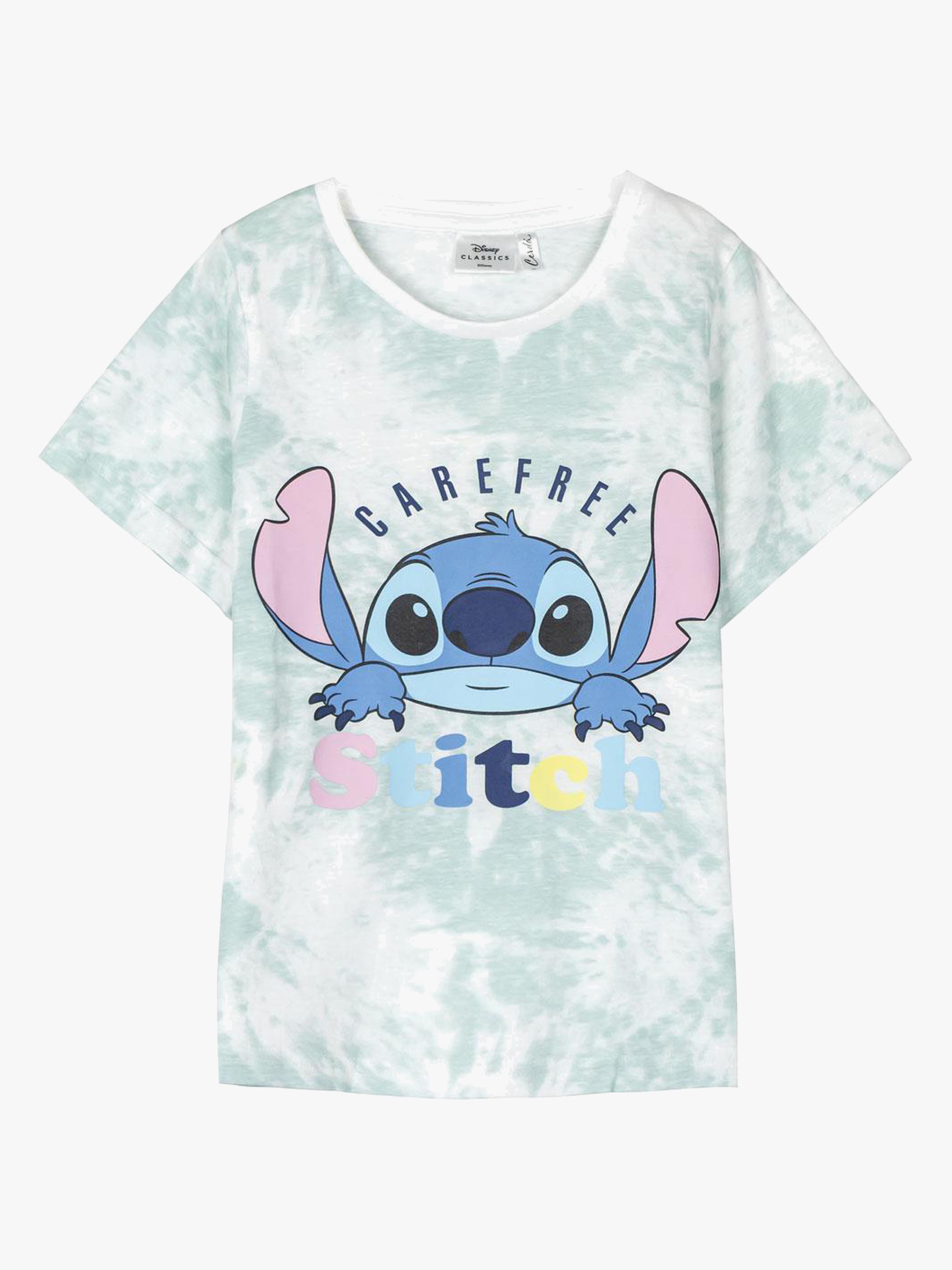 Disney Stitch T-shirt, Grøn, 128-134