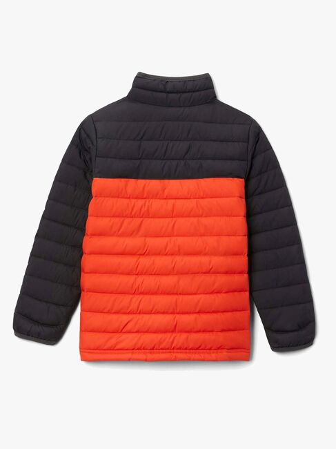 Columbia Powder Lite Dynejakke, Shark/Red Quar