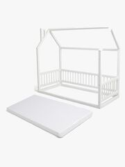 Minitude Nordic Mason Juniorseng med BabyMatex Carpathia Madras 70x160 cm