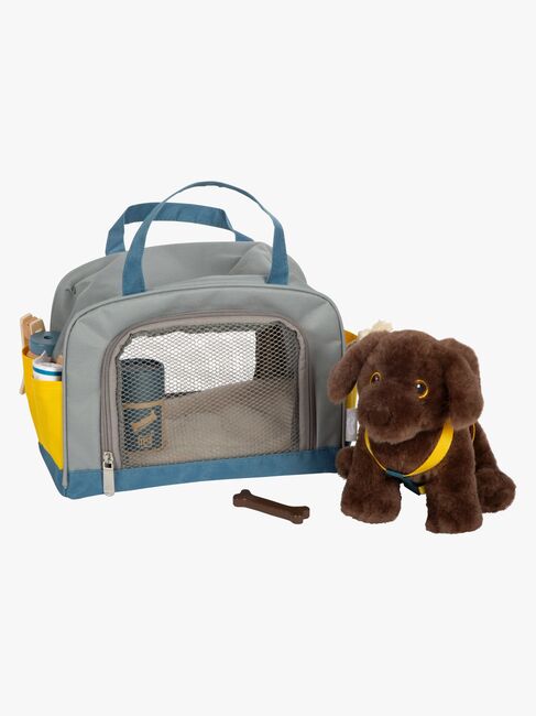 Small Foot Hund med Taske og Plejesæt