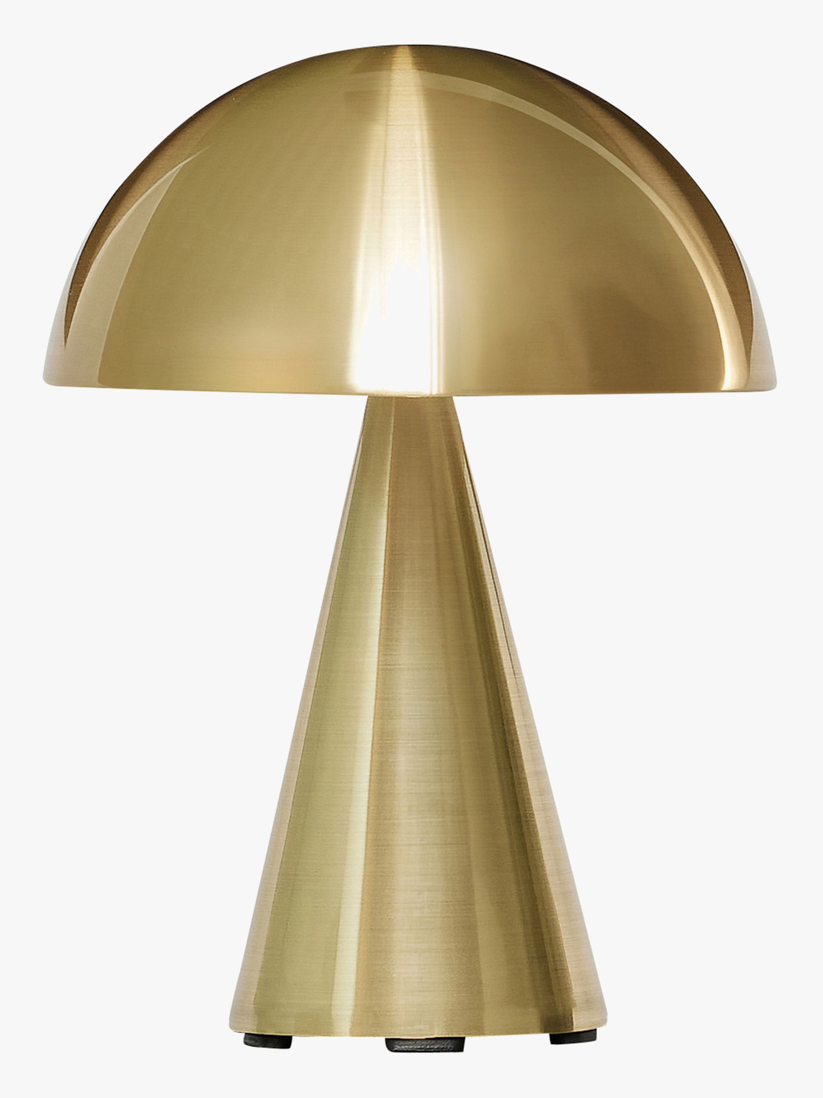Hübsch Mush  Bærbar Lampe, Brass, Børnelampe