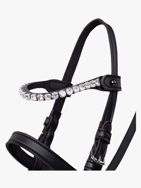 My Hobby Horse Hovedtøj med Sølvsten, Sort