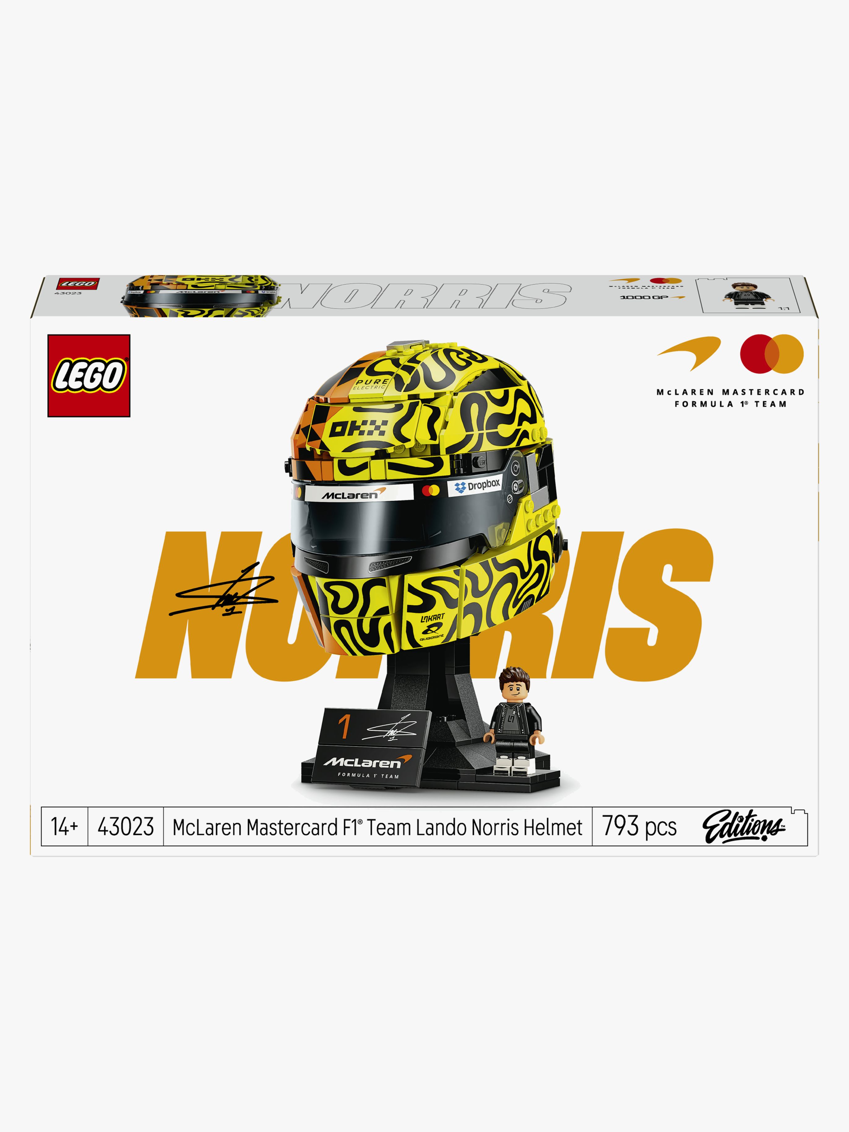LEGO Editions Formula 1 43023 McLaren Mastercard F1 Team Lando Norris-hjelm