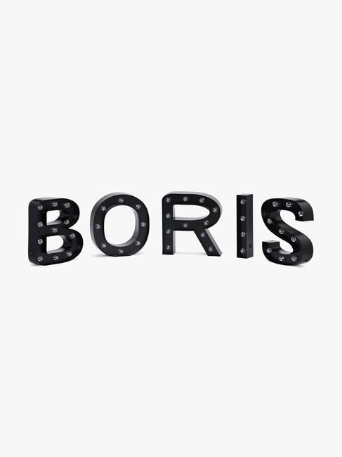 Minitude Bogstavslampe I, Sort