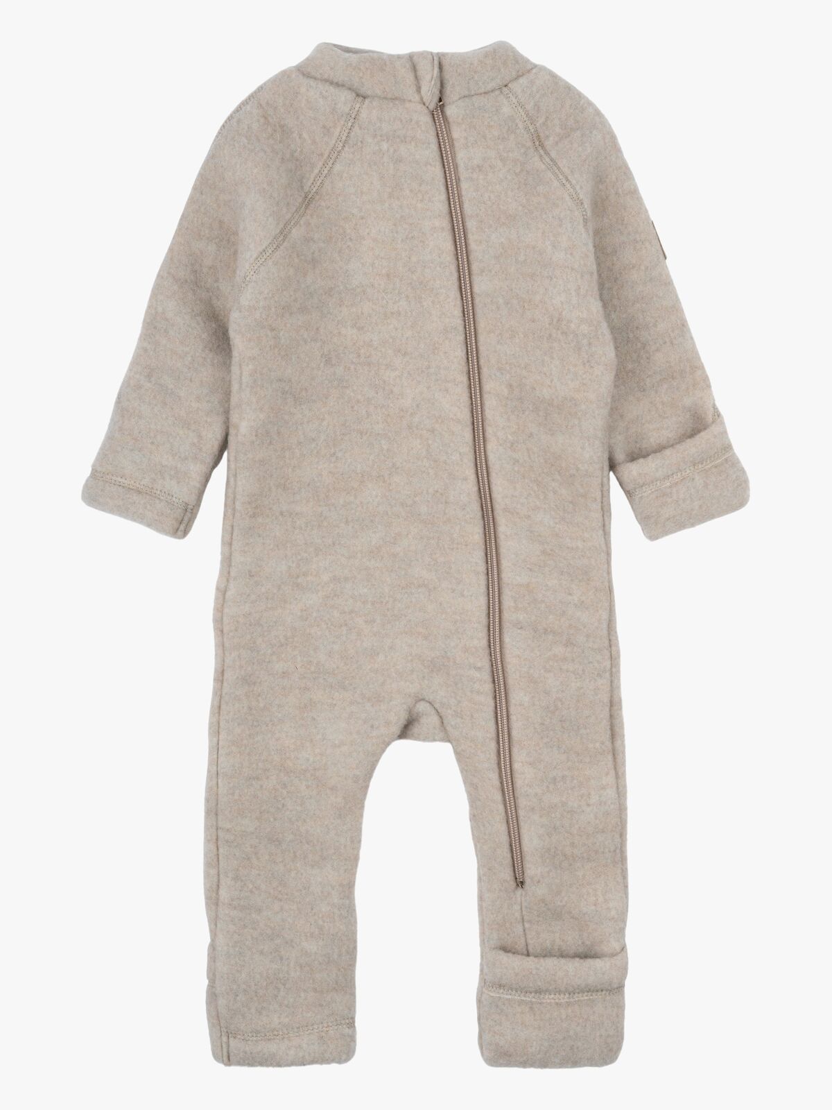 Mikk-Line Ulddragt Merino, Melange Offwhite