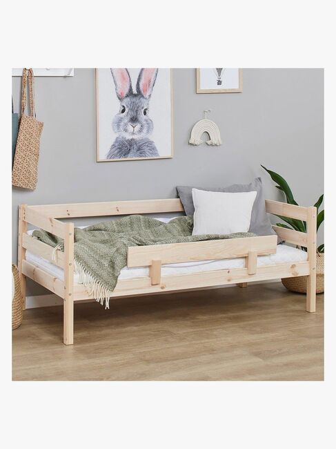 Hoppekids ECO Comfort Juniorseng med Sengehest 70x160, Træ