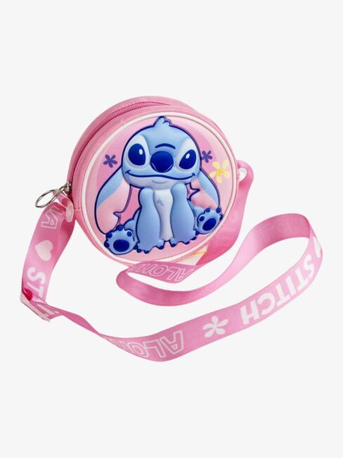 Disney Stitch 3D Skuldertaske, Pink