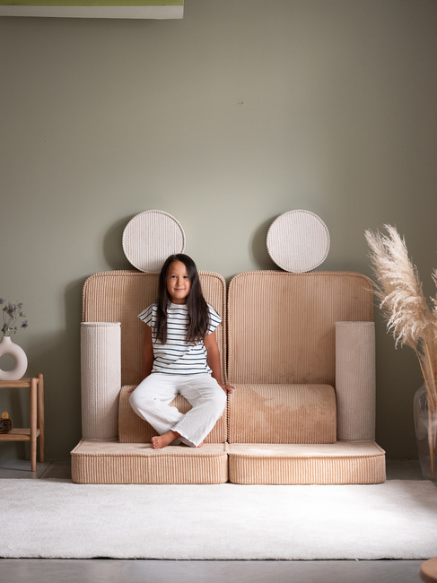 Wigiwama Play Bygbar Sofa 78x132 cm, Brown Sugar