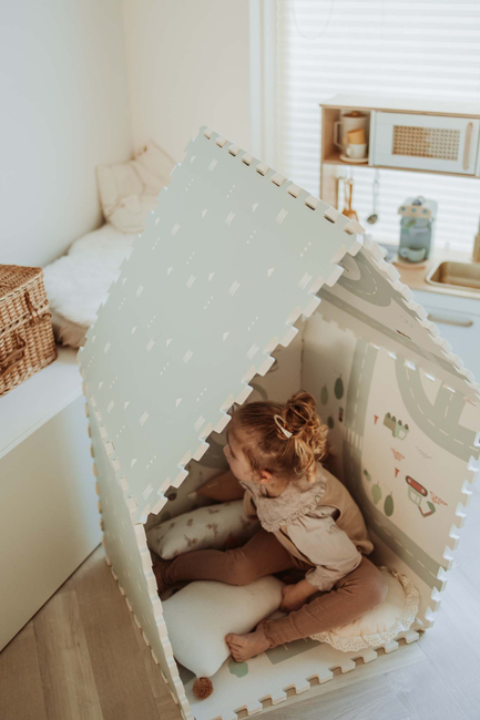 Play&Go Puslespilsmåtte Vej 6 Dele