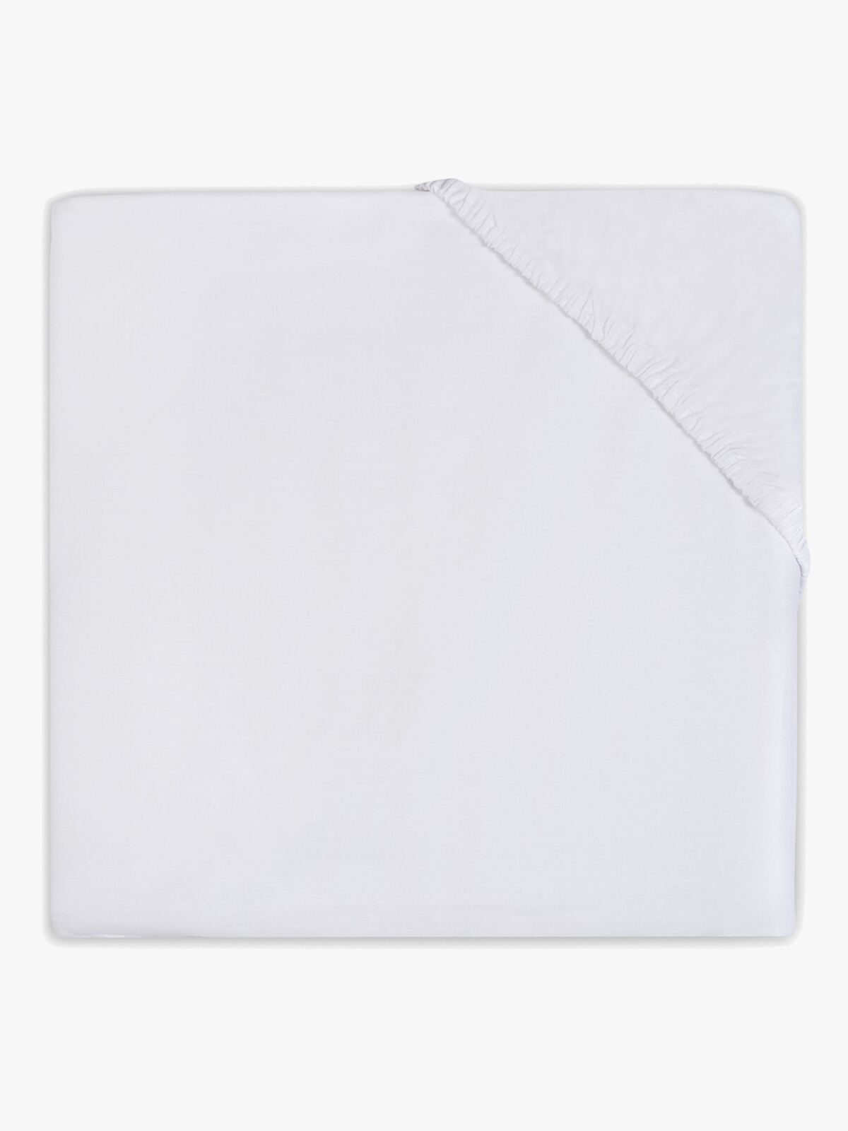 Jollein Formsyet Lagen Bomuld 60 x 120 cm, Hvid