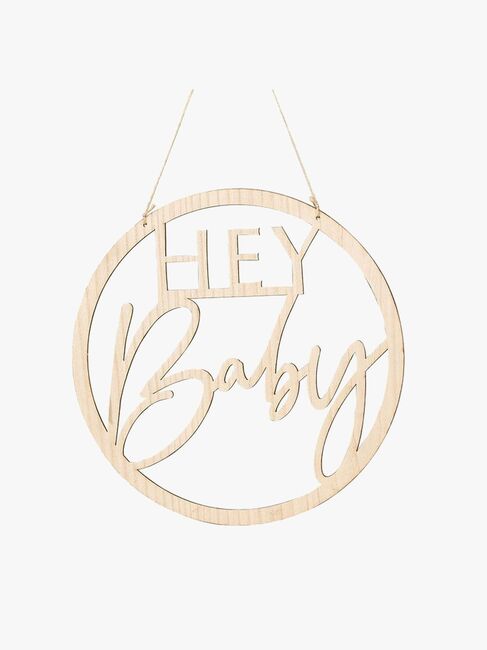 Ginger Ray Træskilt, Hey Baby