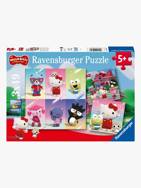 Ravensburger Hello Kitty Super Style Puslespil 3x49 Brikker