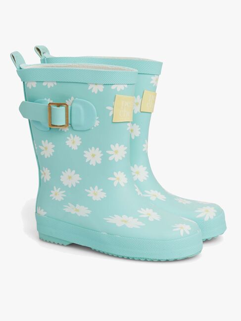 Petite Chérie Atelier Stella Gummistøvler, Flower Turquoise