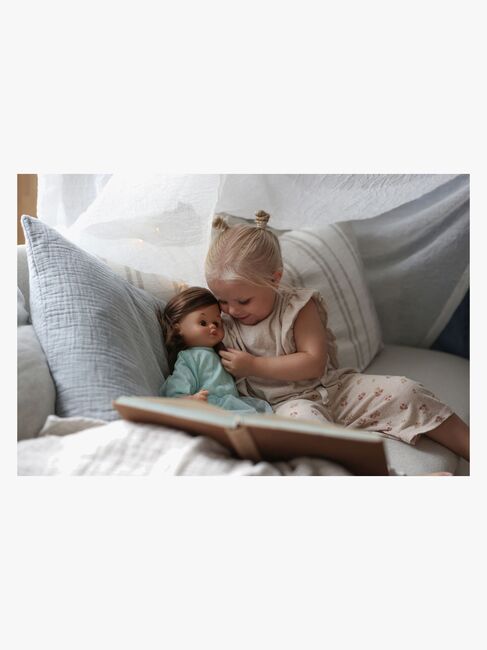 Skrållan Taledukke Mørkt Hår 45 cm