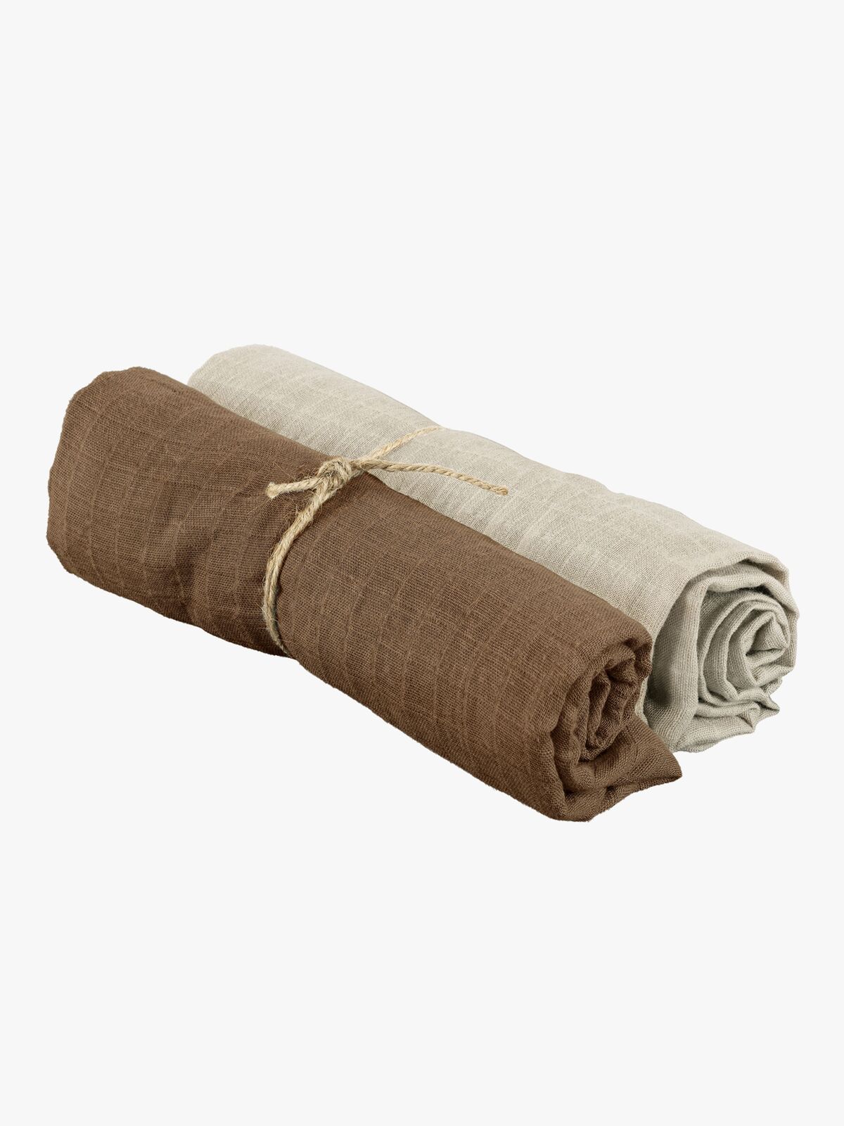 Borganäs Stofble 70x70 2-pak, Taupe