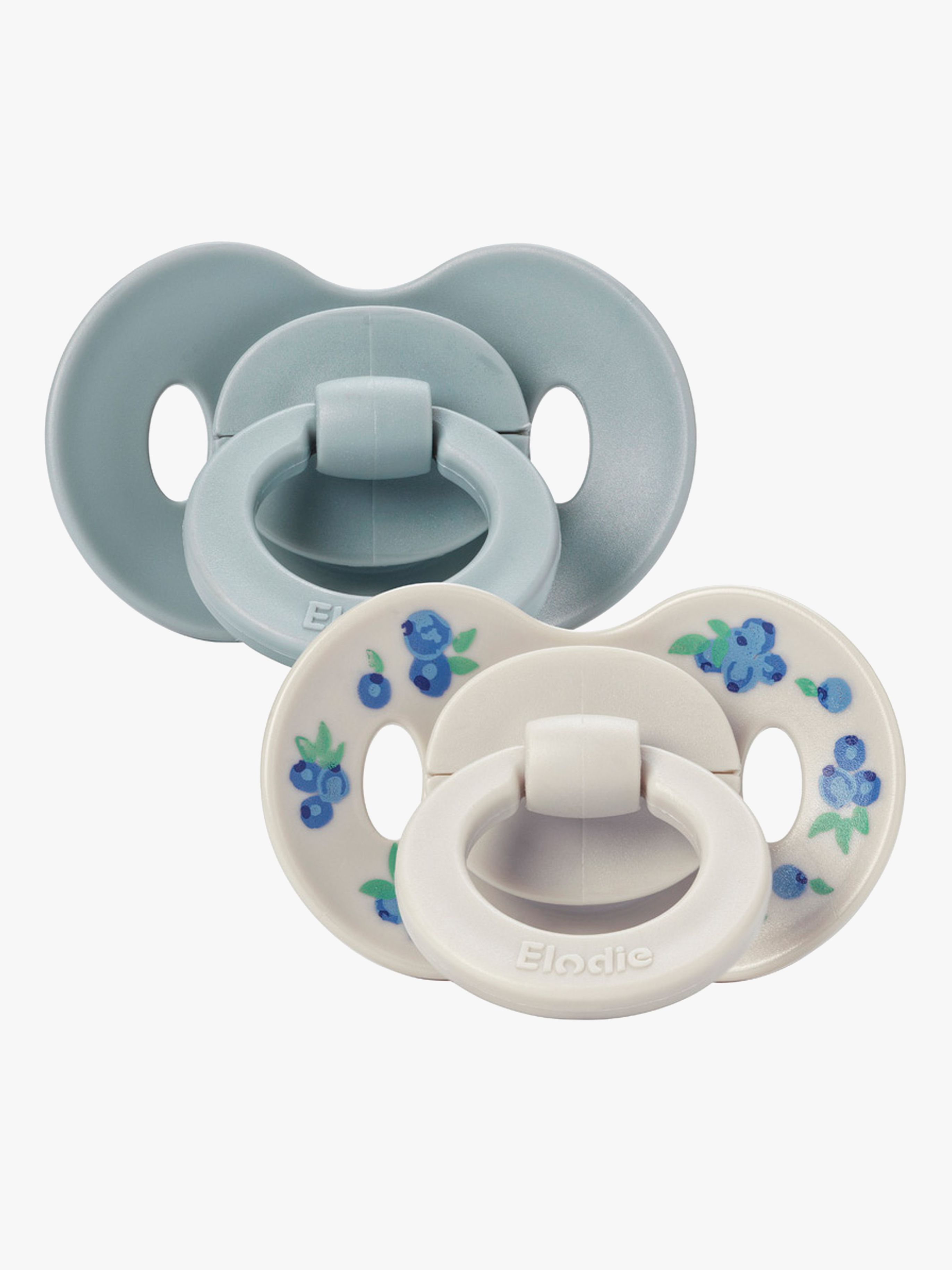 Elodie Details Binky Bundle Sut 0-6m Silikone 2-pak, Blueberry Bliss