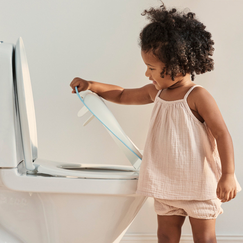 BabyBjörn Toiletsæde til Børn, Hvid/Turkis