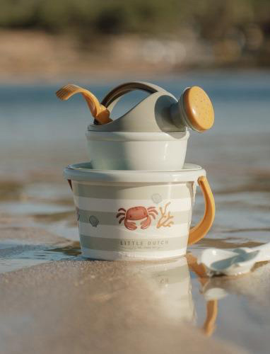 Little Dutch Fresh Greens Strandsæt 5 Dele, Green