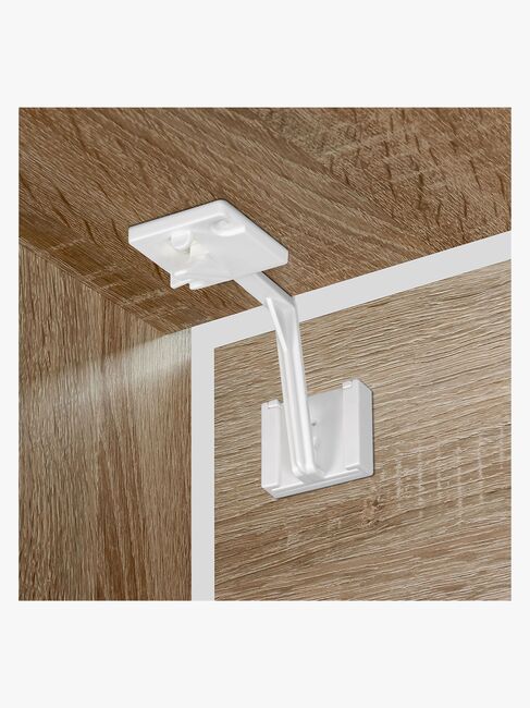 Reer Skabslås 8-pak, Hvid