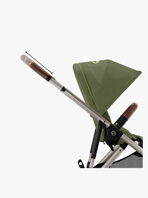 Cybex GAZELLE S Klapvogn, Taupe/Moss Green