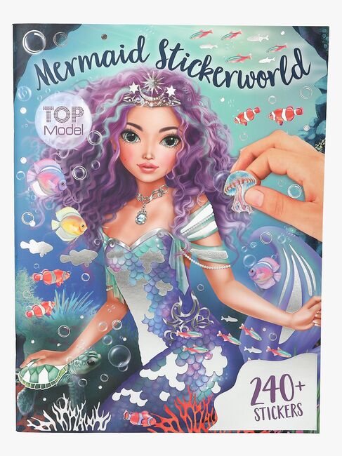 TOPModel Stickerworld Klistermærkebog Havfrue, Metallic