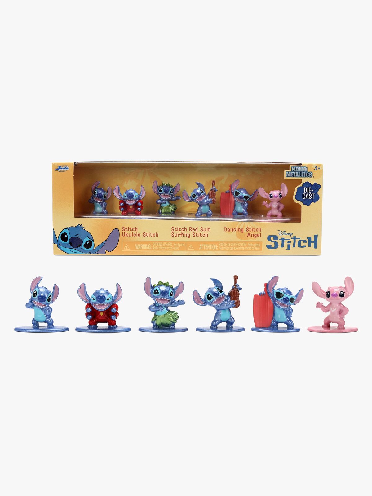 Disney Stitch Gavesæt Nanofigurer 6 Stk.
