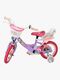 Volare Unicorn Cykel 12 Tommer, Lilla