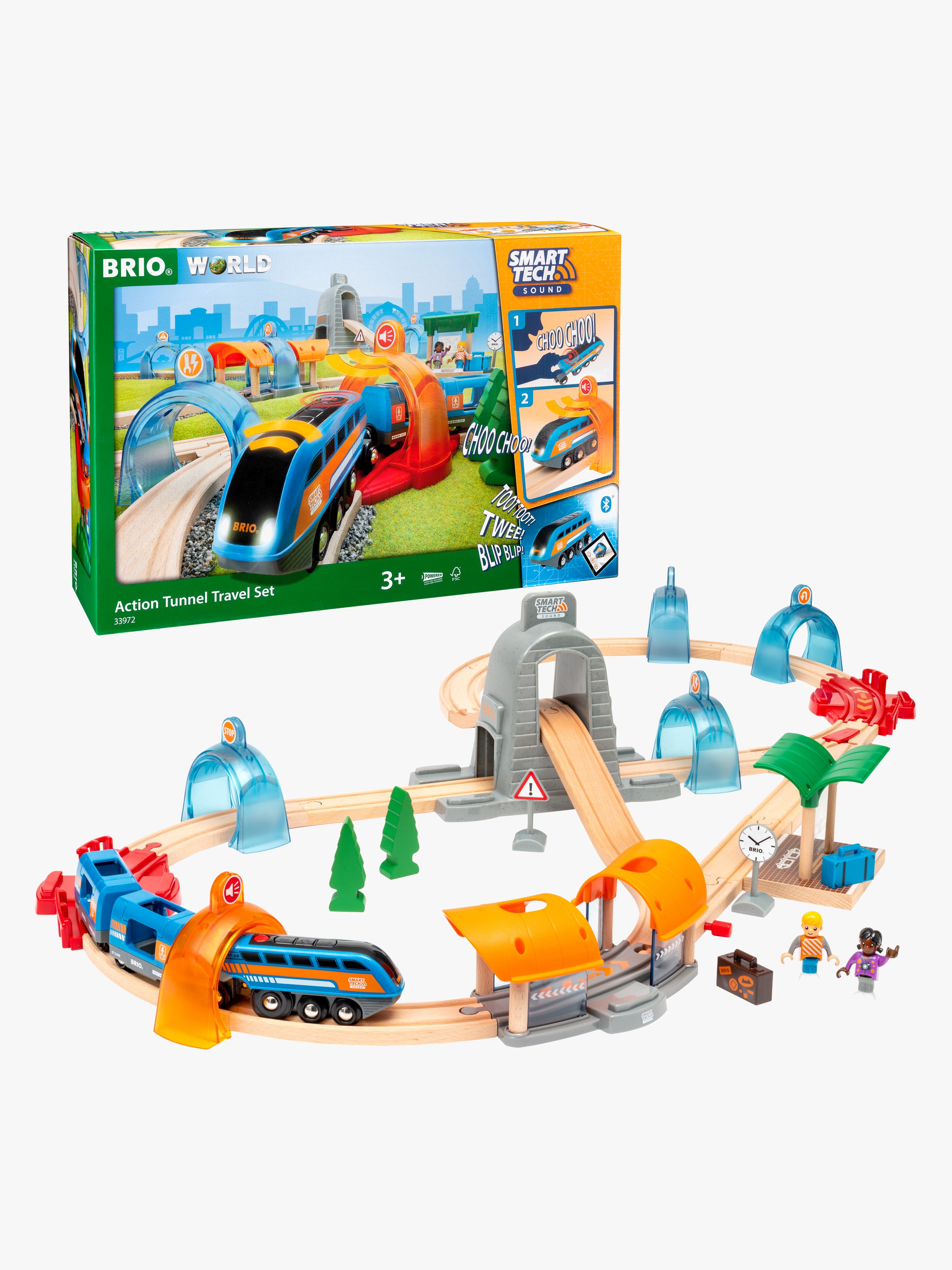 BRIO 33972 Smart Tech Sound Action tunnel rejsesæt