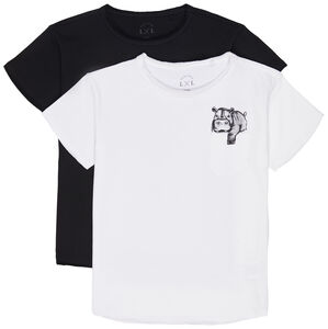 Luca & Lola Ettore T-Shirt 2-pak, White/Black