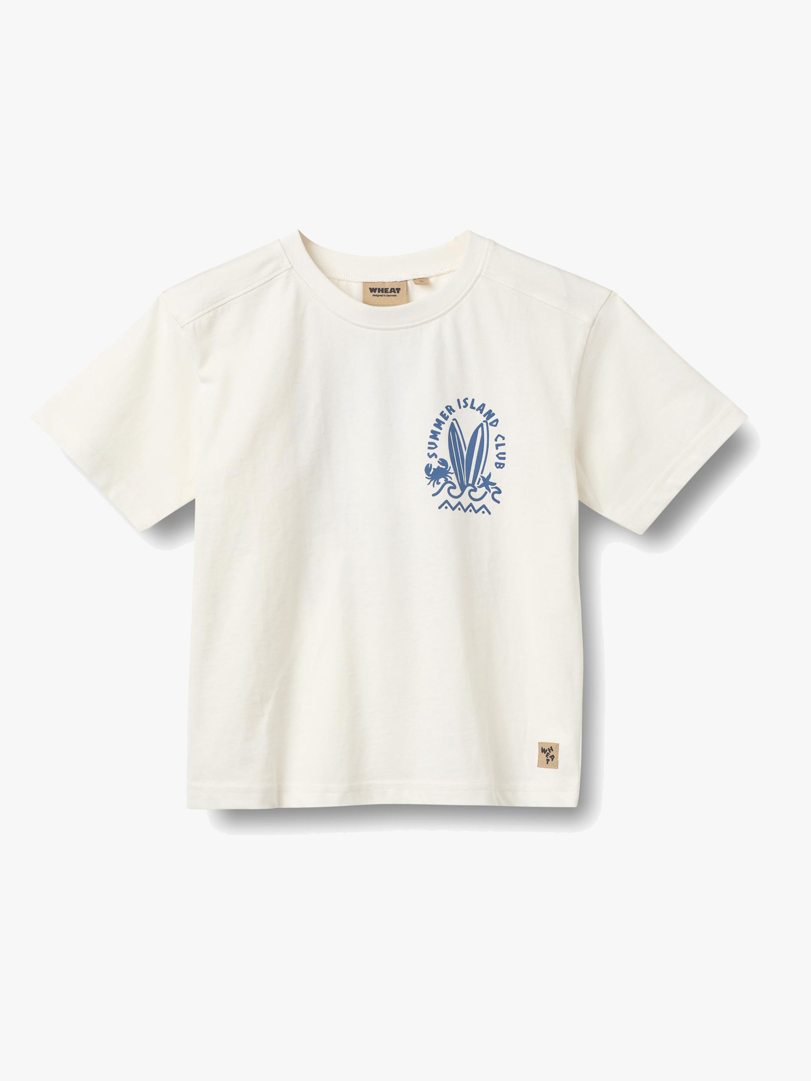 Wheat Benno T-shirt, Cloud, 122