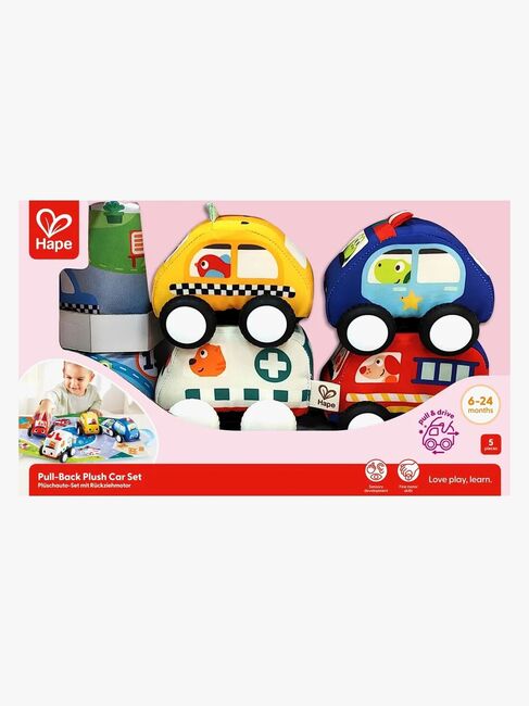 Hape Pull-Back Soft Bilsæt