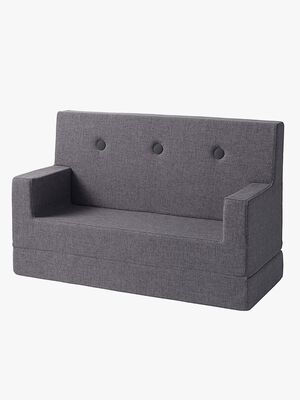 by KlipKlap Kids Sofa, Blue Grey