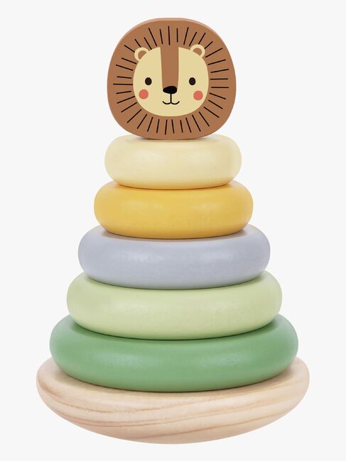 Tooky Toy Løve Stabeltårn, Multifarvet