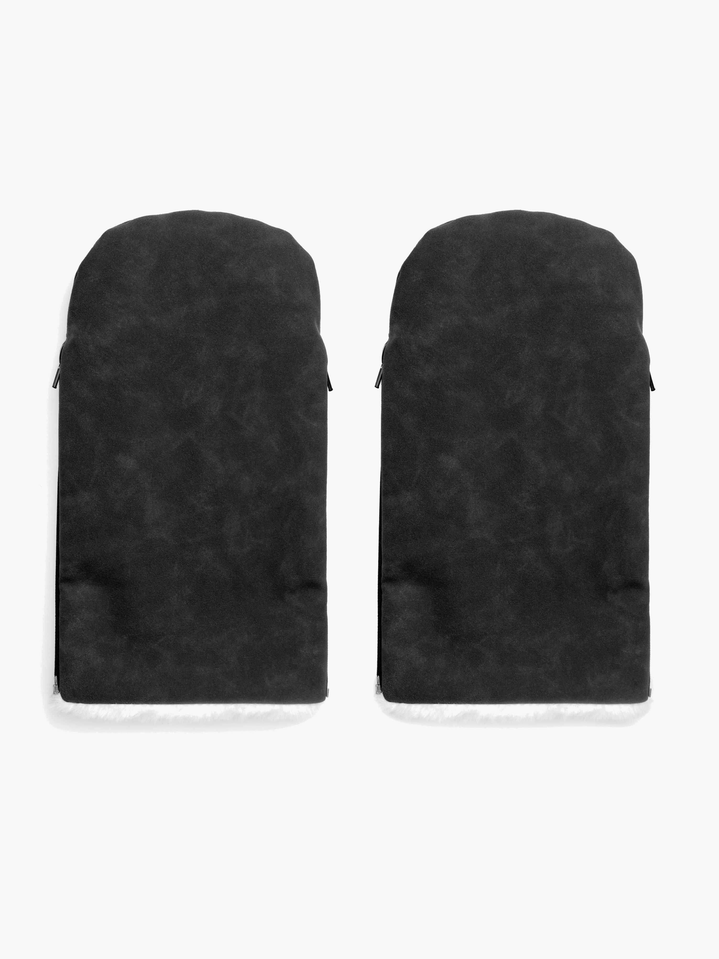 KONG.WALTHER Østerbro Faux Suede Håndvarmere, Black