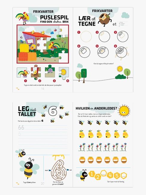 Aktivitetsbog Lær Tal med Wacky Wonders Bondegårdsdyr