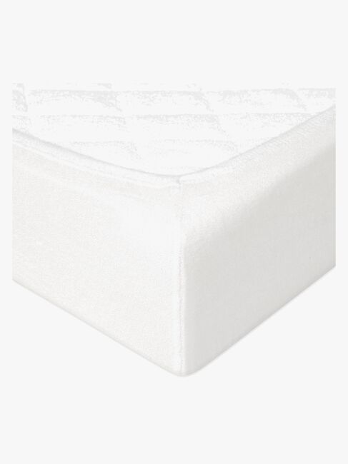 BabyMatex Classic Frotté Stræklagen til Juniorseng 70x140 cm, Lysegrå