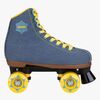 Nijdam Rulleskøjter Retro Denim Rebel, Blå/Gul